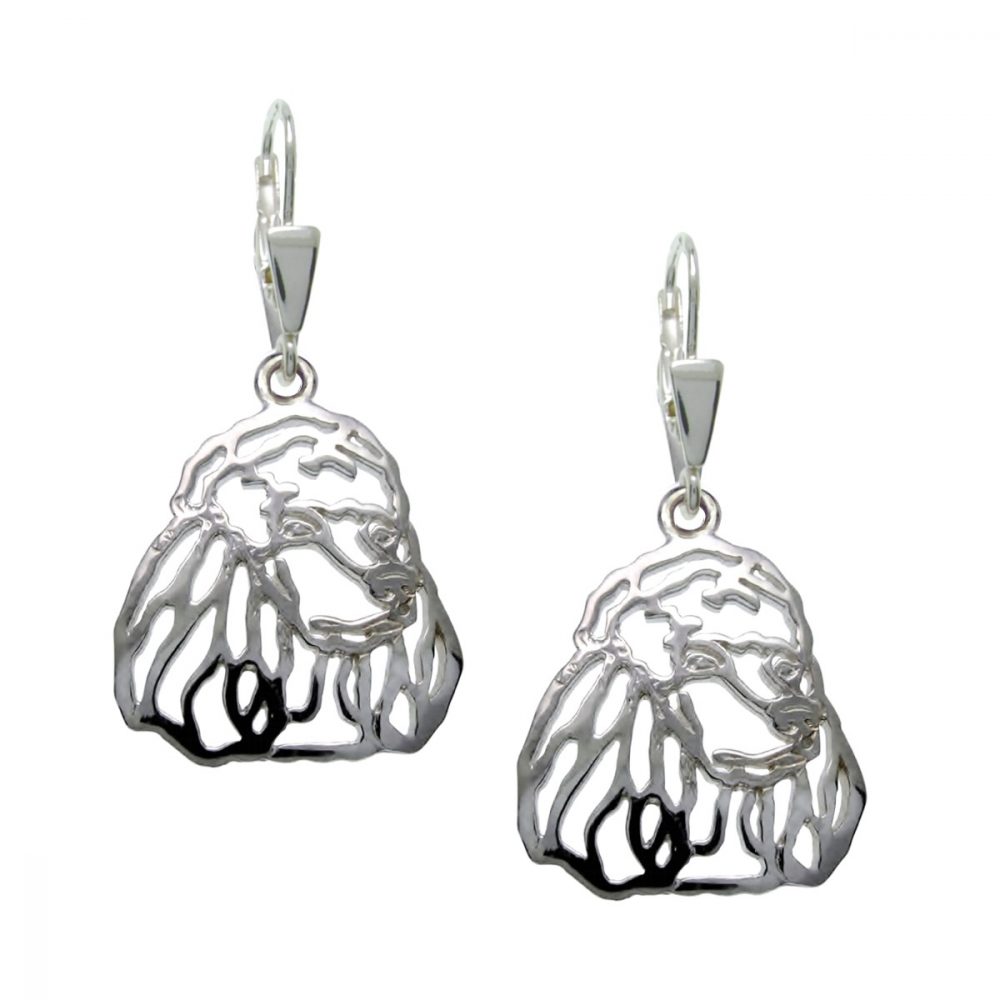 Poodle II – silver sterling earrings - 1