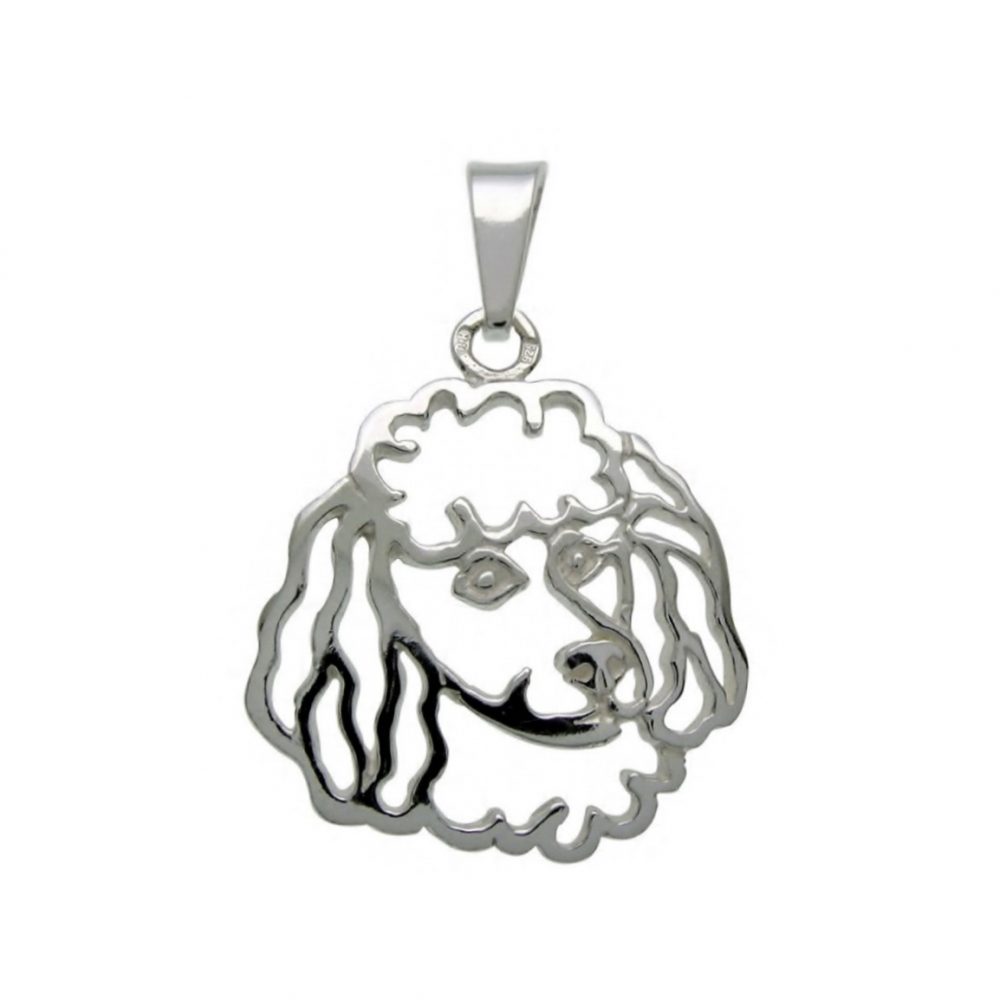 Poodle I – silver sterling pendant - 1