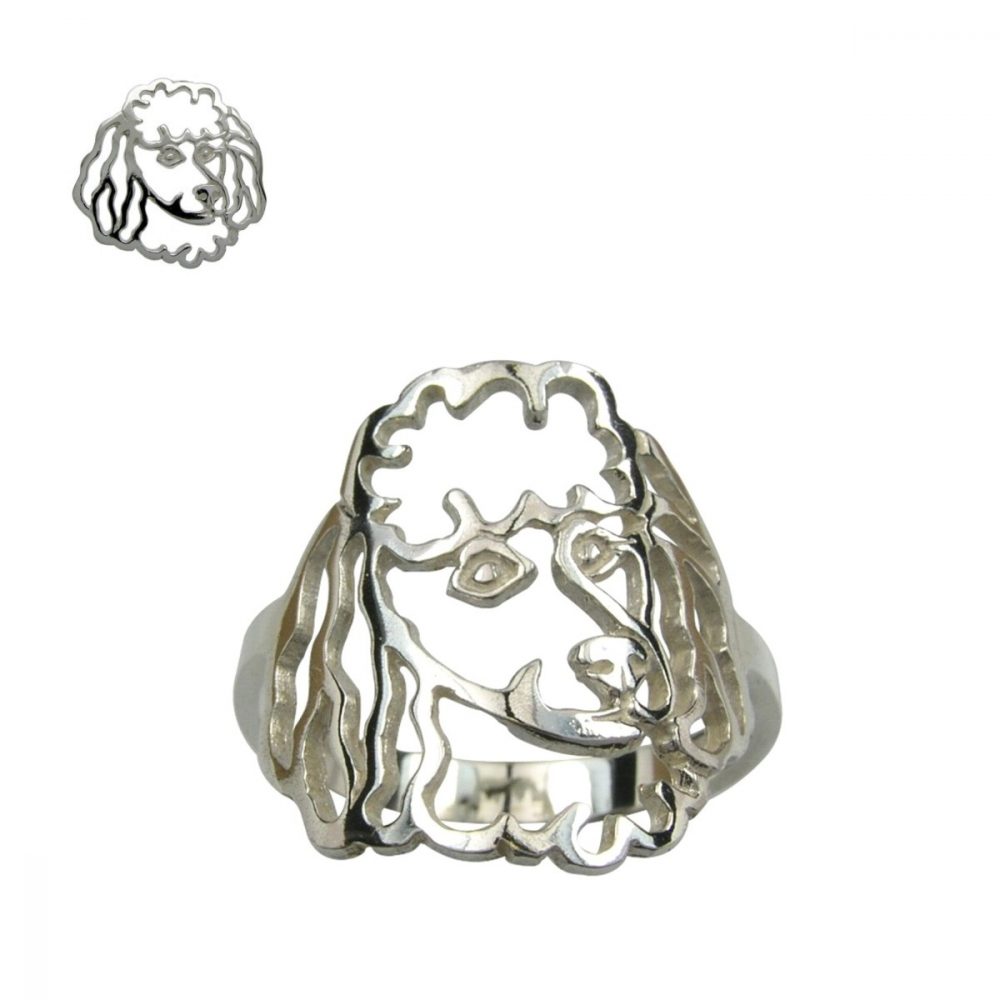 Poodle I – silver sterling ring - 1