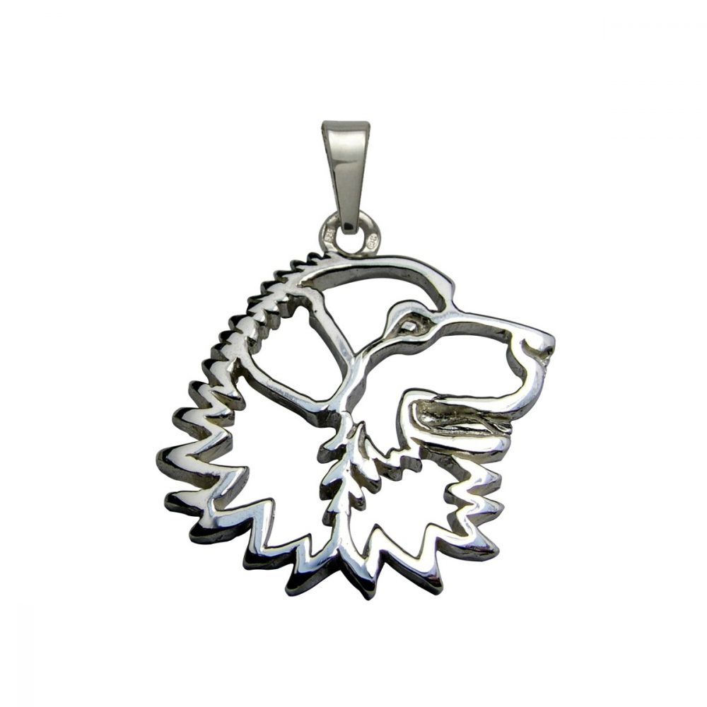Pyrenean Mountain Dog – silver sterling pendant - 1