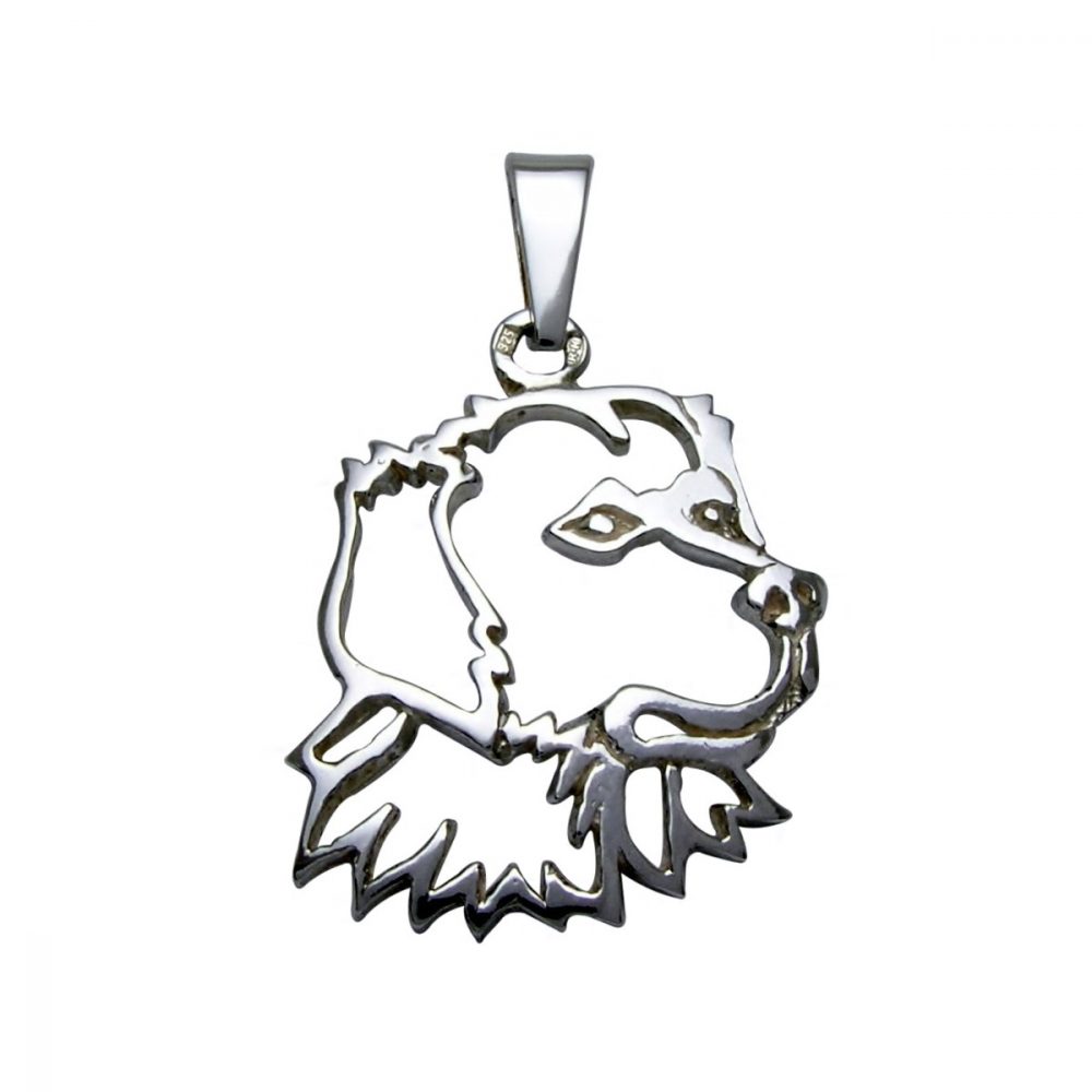 Retriever – silver sterling pendant - 1