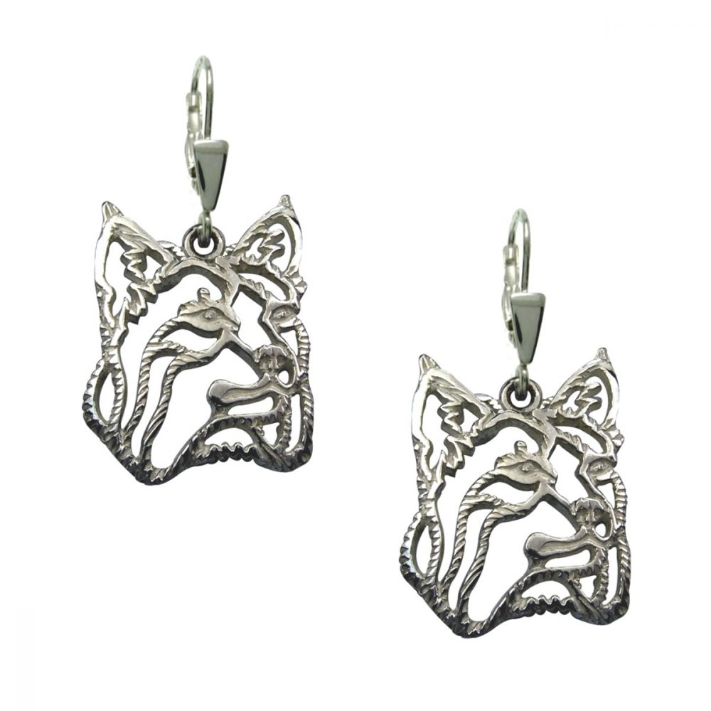 Lynx – silver sterling earring - 1