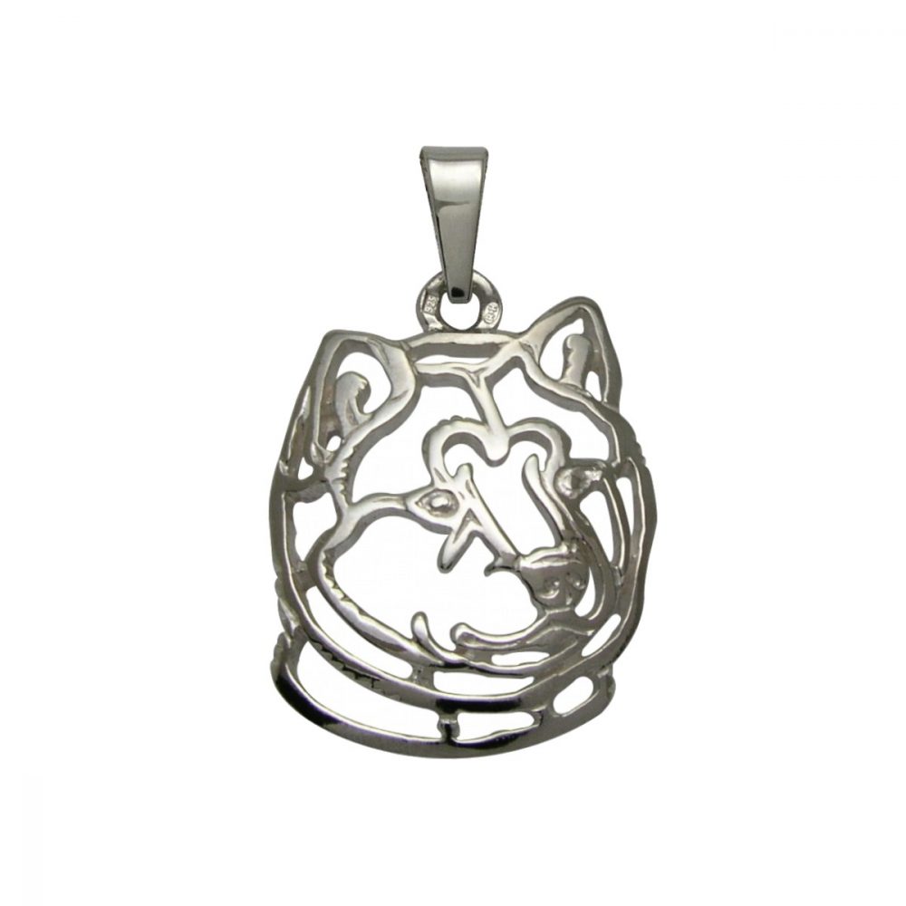 Shiba Inu – silver sterling  pendant - 1