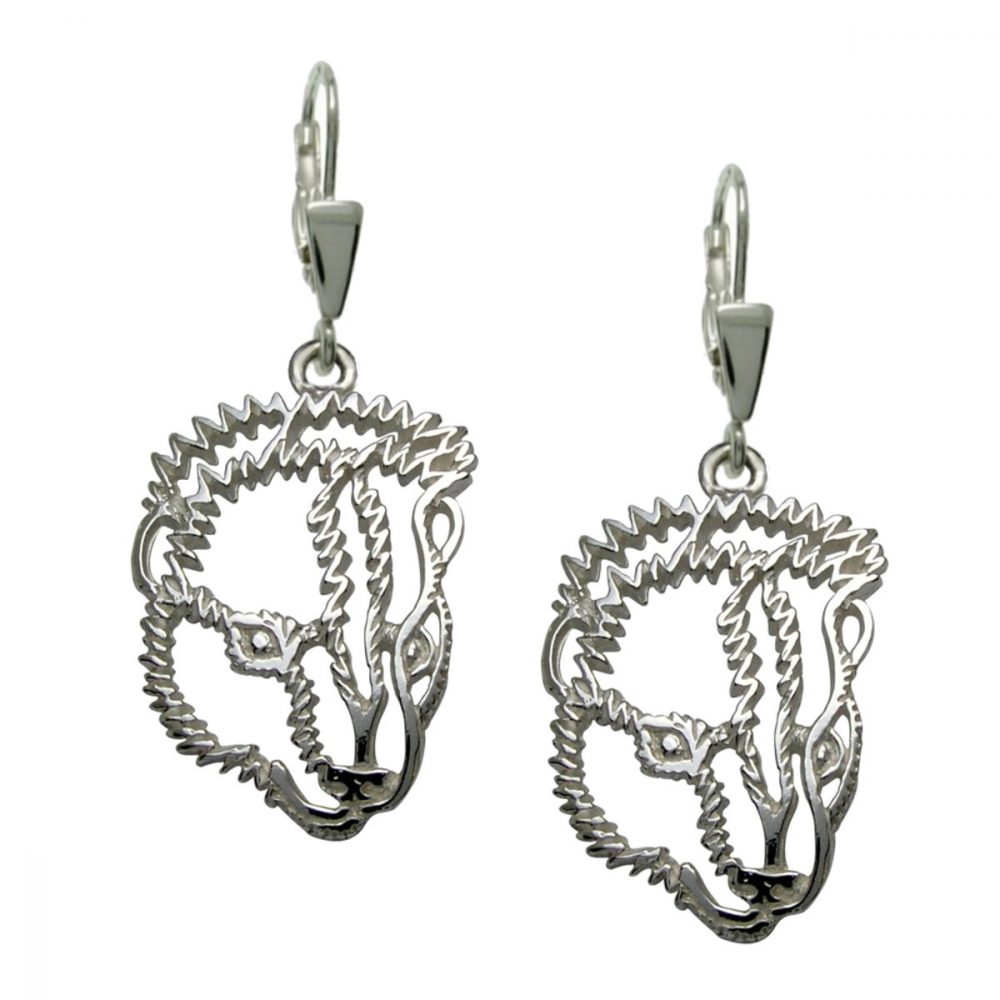 Skunk – silver sterling earring - 1