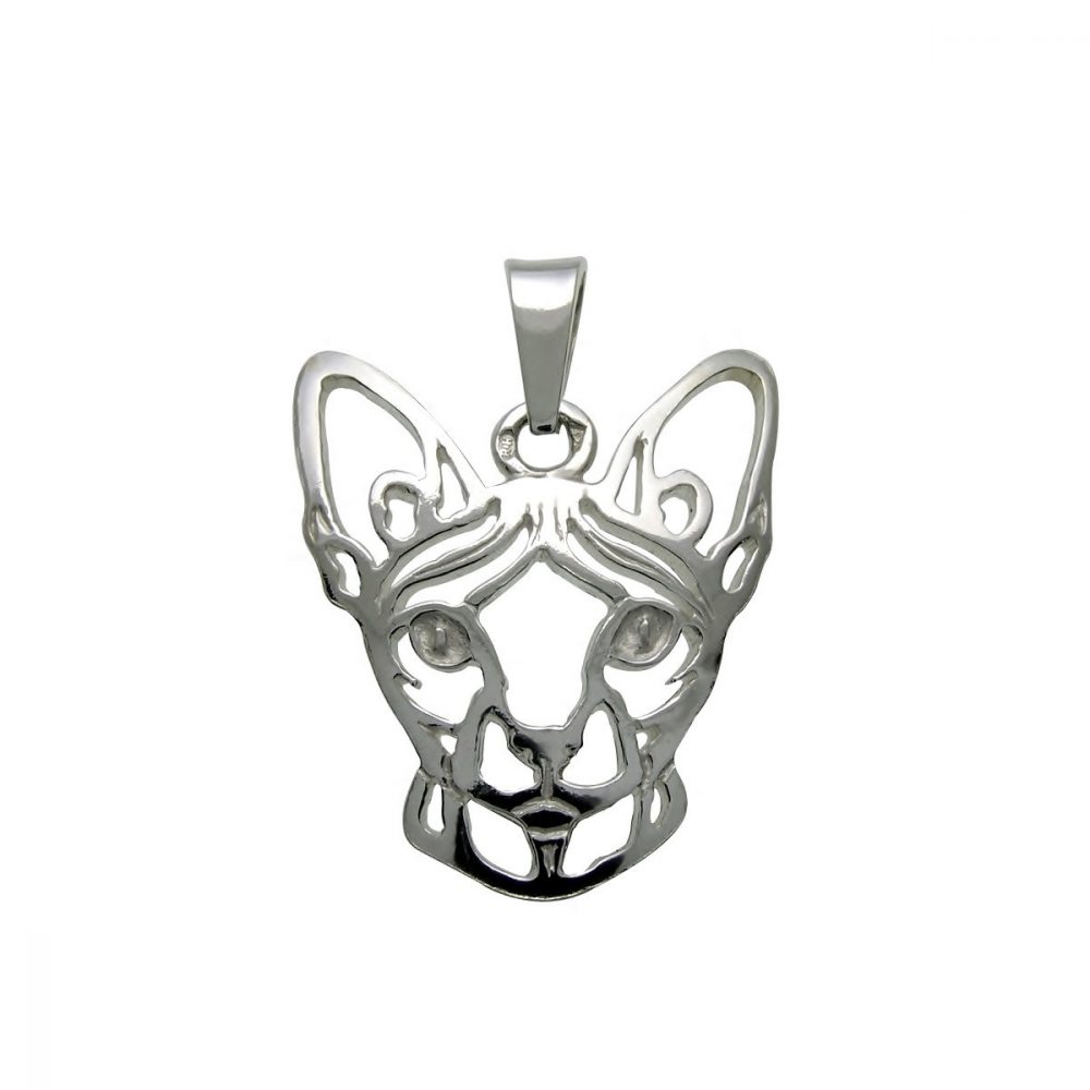 Sphynx – silver strling pendant - 1