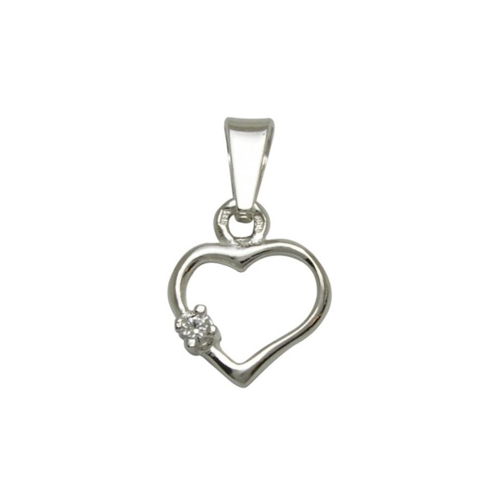 Heart – silver sterling pendant - 1