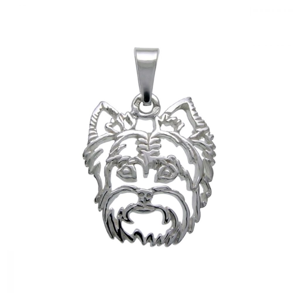 Yorkshire Terrier – silver sterling pendant - 1