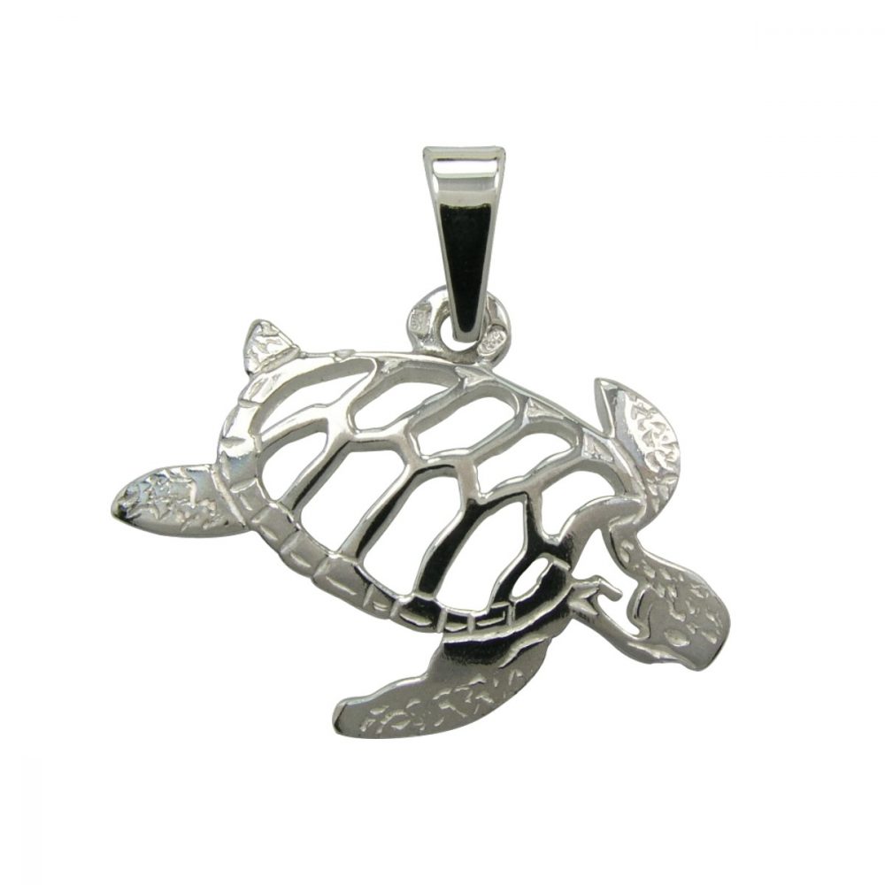 Turtle – silver sterling pendant - 1