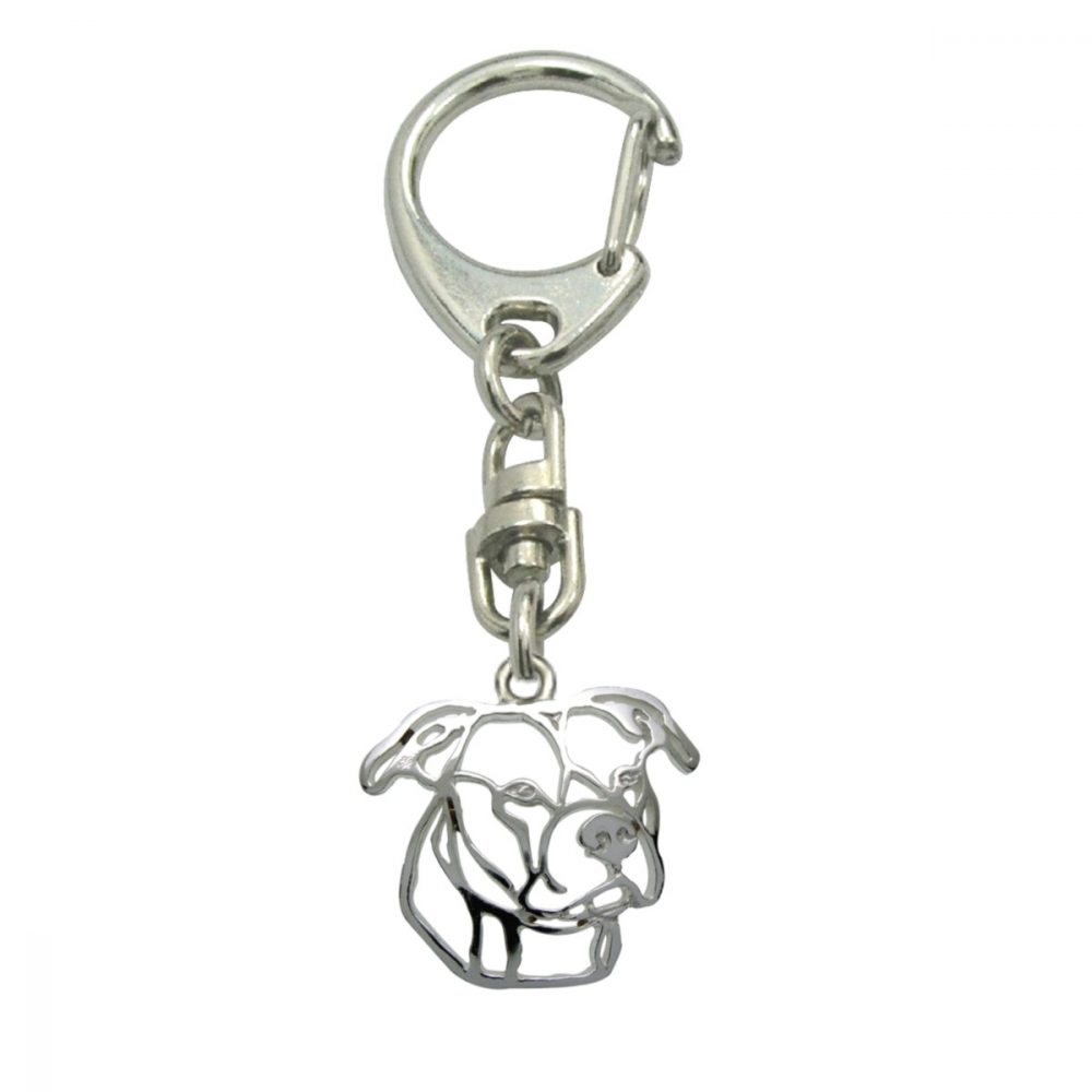 American Pit Bull Terrier II – keyring - 1