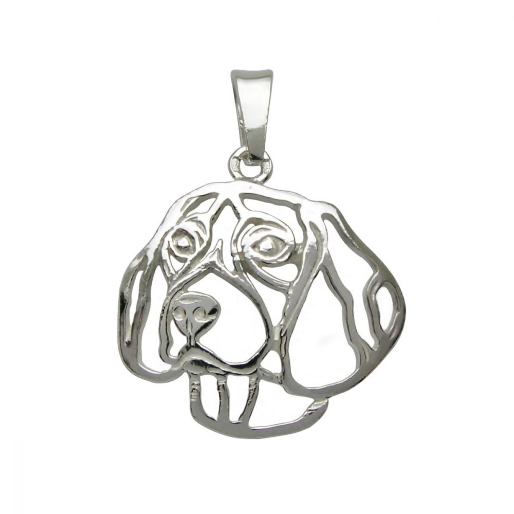 Beagle II – silver sterling pendant - 1