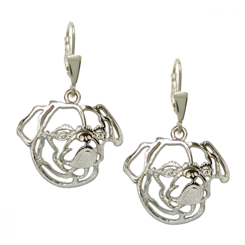 Griffon, Duke of Brabant – silver sterling earrings - 1