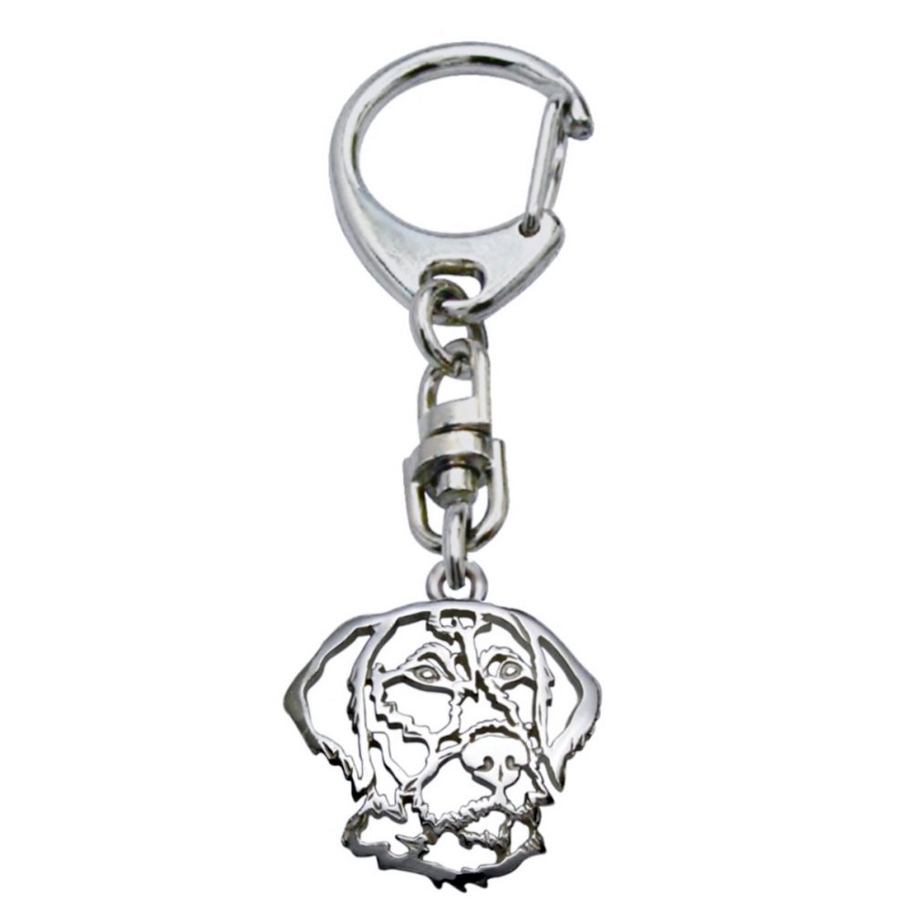 Rough-coated Bohemian Pointer  – keyring - 1