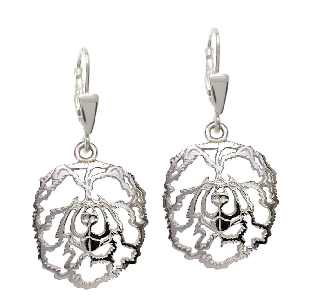 Chow Chow – Silver Earrings 925/1000 - 1