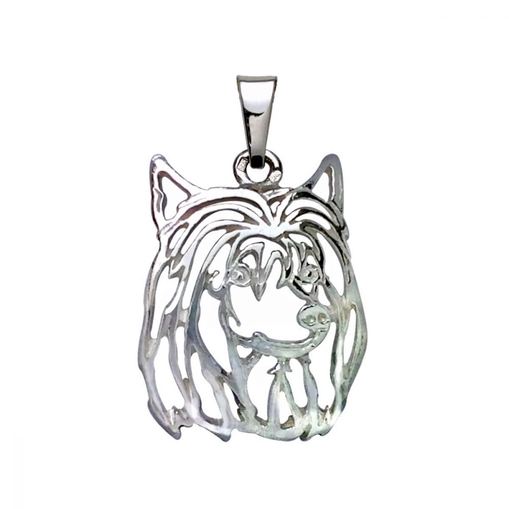 Chinese Crested Dog II – Silver Pendant 925/1000 - 1