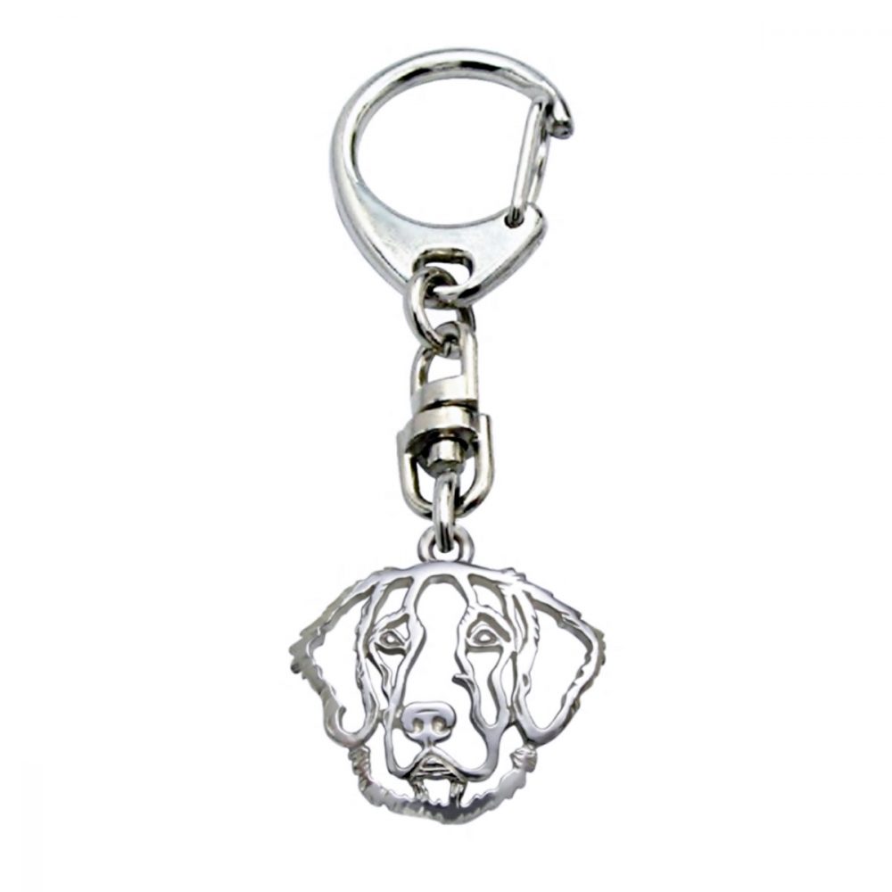 Flat-Coated Retriever II. – keyring - 1