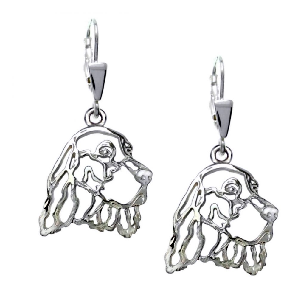 Gordon Setter – Silver Earrings 925/1000 - 1