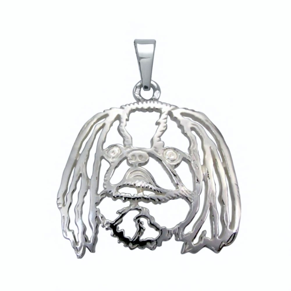 Japanese Chin – silver sterling pendant - 1