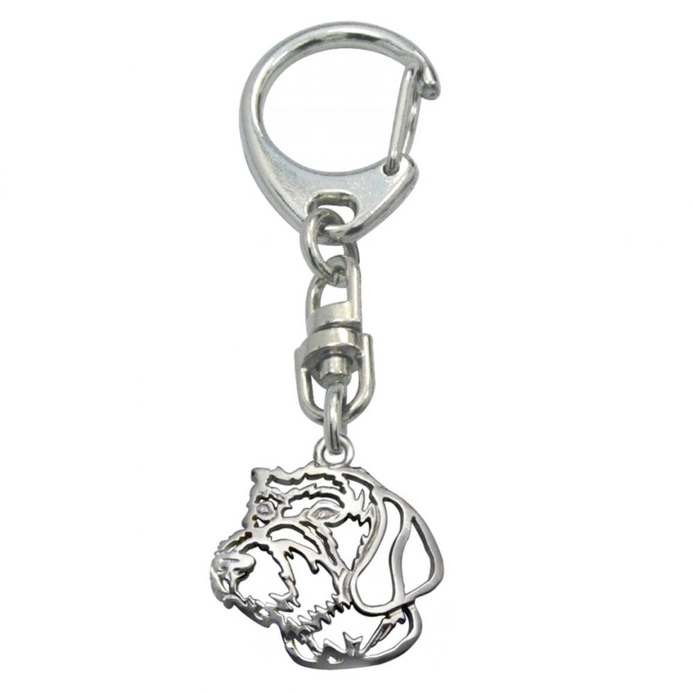 Wirehaired Dachshund – keyring - 1