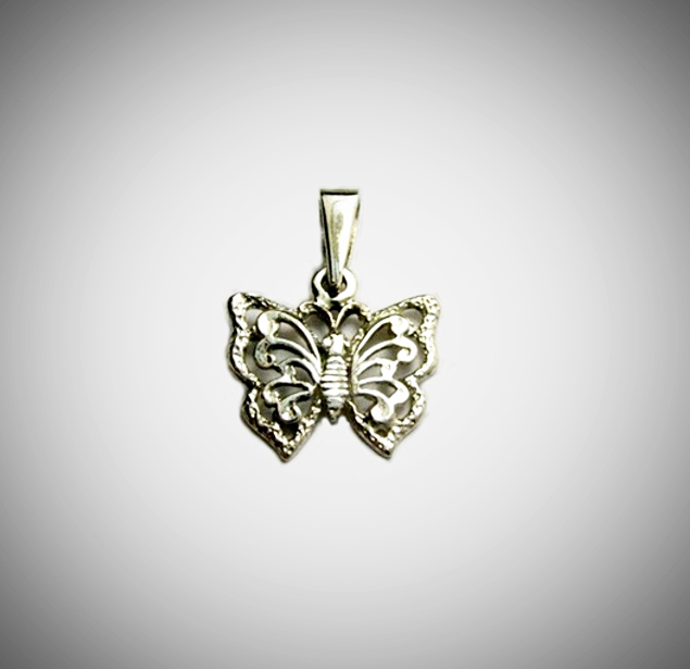 Small butterfly I – silver sterling pendant - 1