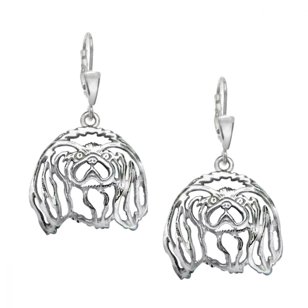 Pekingese II – Silver Earrings 925/1000 - 1