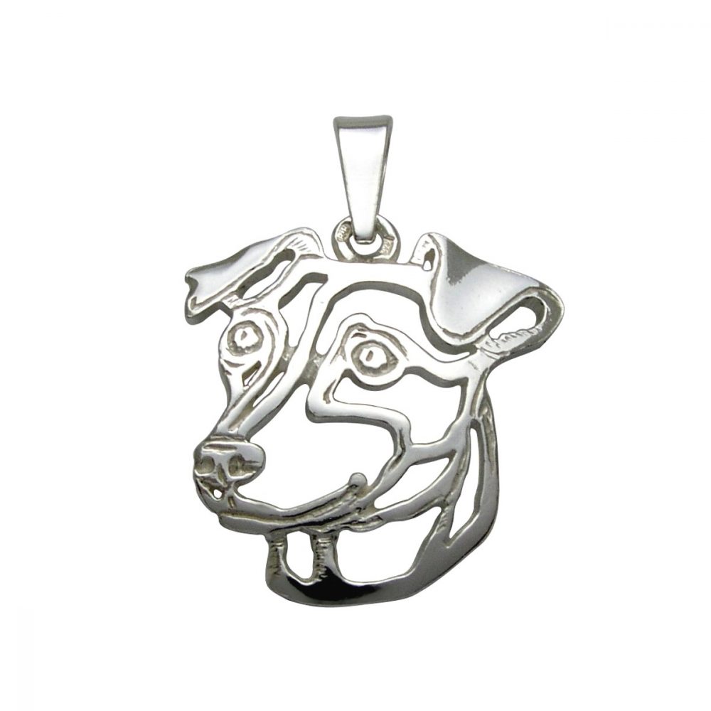 Pinscher – silver sterling pendant - 1