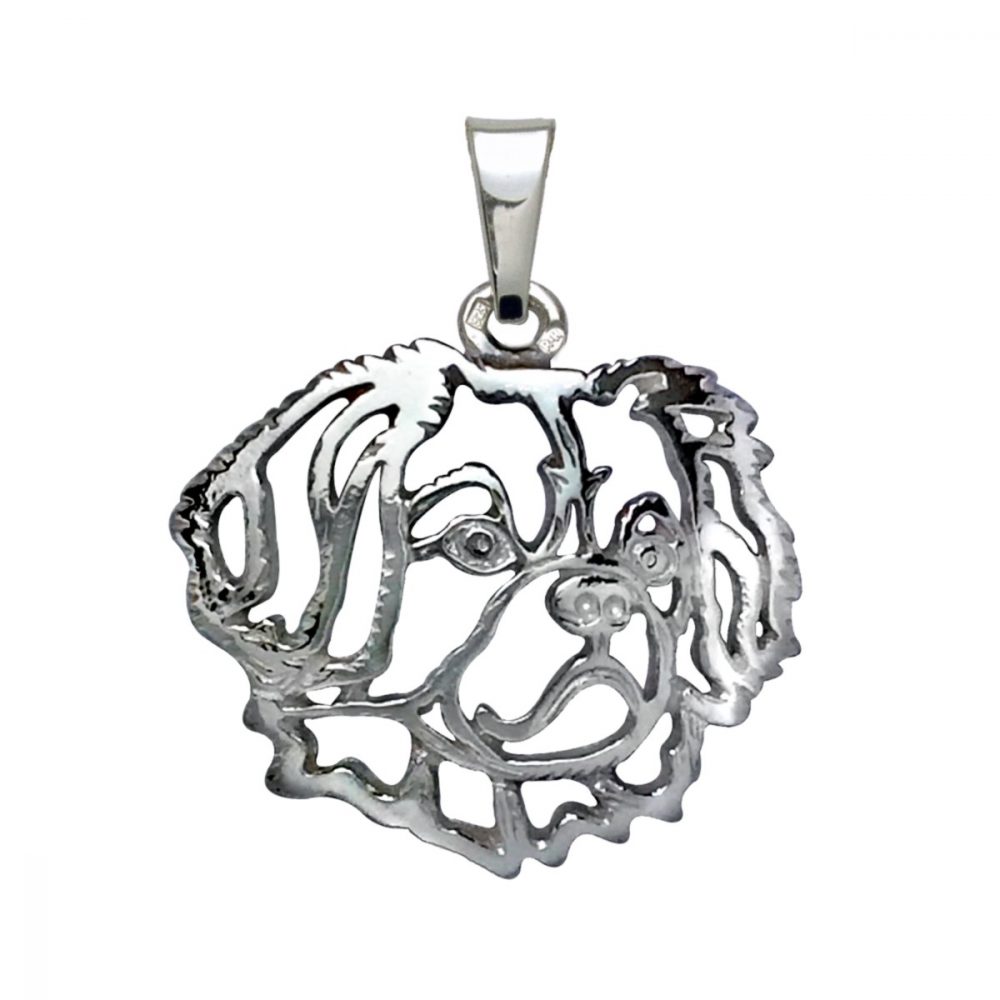 Tibetan Spaniel – Silver Pendant 925/1000 - 1